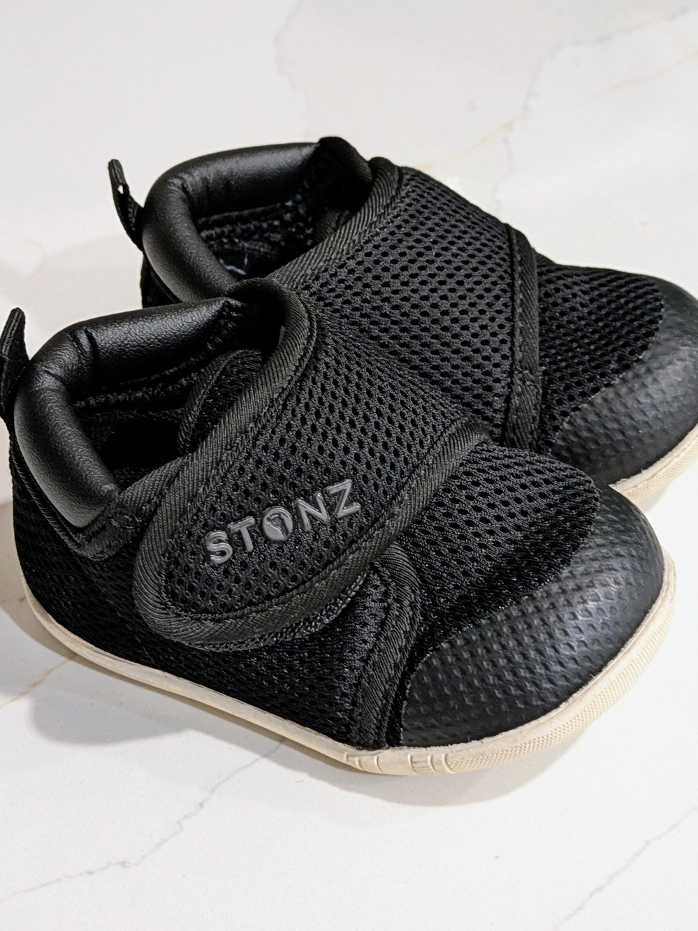 Stonz Black Toddler Shoes